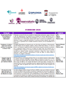Lee más sobre el artículo Monitoreo de noticias – Febrero– 2026
